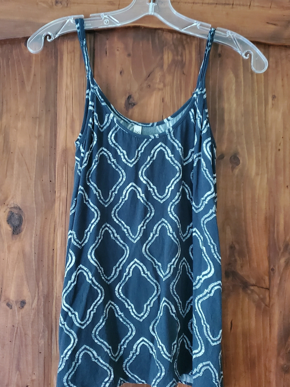 Gentle Fawn Navy Blue and White Patterned Camisole